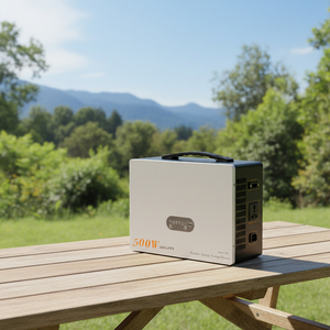 Générateur solaire écologique 500W 1004Wh avec entrée solaire MPPT 300W, station d'alimentation LiFePO4 monocellulaire avec 2 prises CA pour les voyages - Product Image 6