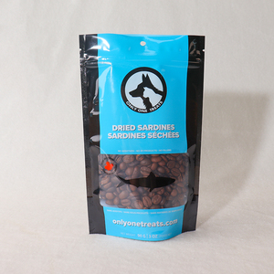 Tùy chỉnh in 300g đứng lên túi Mylar với Ziplock cho vật nuôi xử lý thực phẩm bao bì chó mèo đồ ăn nhẹ lưu trữ túi chống ẩm - Product Image 1