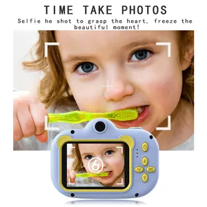1080P ребенка камера цифровая видеокамера hd mini 2 дюймовый дисплей на открытом воздухе принтом «камера» для детей