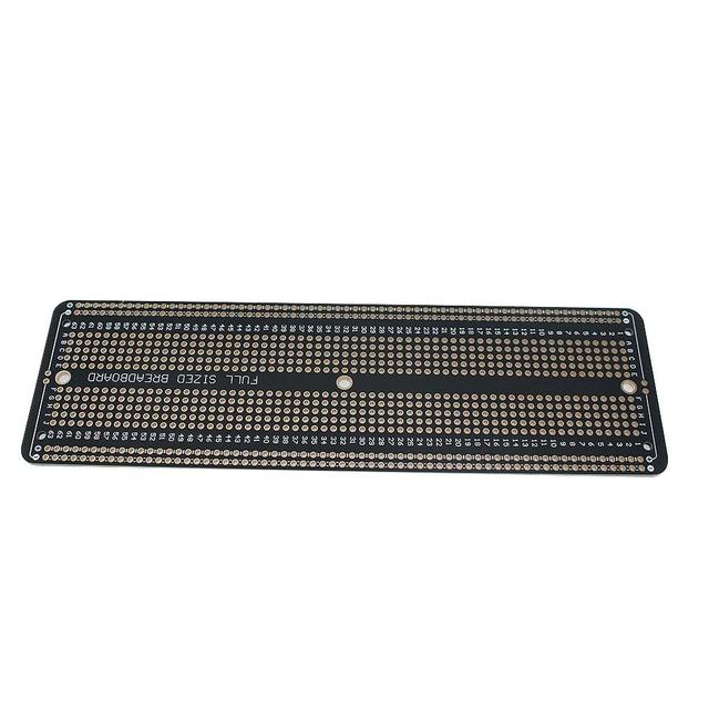 1Pc  PCB Black DIY Electronics Board 172*52mm Standard Permanent Solder Breadboard Prototype Board for