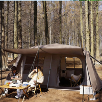 Tente de toit gonflable entièrement automatique quatre saisons en PVC, imperméable, épaisse, légère et portable pour le camping en extérieur