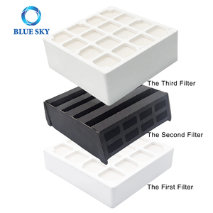 Juego de filtros de aire H13 de 3 <span class=keywords><strong>IQAir</strong></span> HealthPro filtros para Series, pieza de purificador de aire V5-Cell - Product Image 1