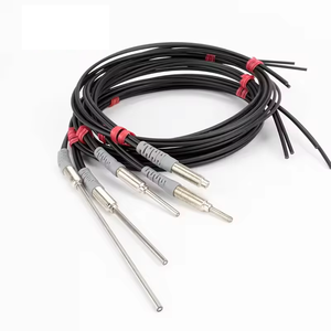 Chất lượng cao sợi quang cảm biến kỹ thuật số NPN PNP sợi quang cảm biến Kinh Tế M4 đồng trục khuếch tán sợi quang Cáp cảm biến - Product Image 1