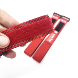 Braccialetto con Logo personalizzato in Silicone regolabile in poliestere/Nylon con gancio allacciato cinturino con fibbia per borse - Product Image 4