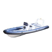 Bateau pneumatique à moteur en aluminium de luxe de 28 pieds Ce DL860, bateau de patrouille, bateau à voile, bateau pneumatique