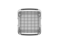 Chariot mobile en plastique moulé par injection ABS sur mesure, pour dispositifs médicaux et esthétiques, fabrication directe usine, moule privé, pour salons et cliniques