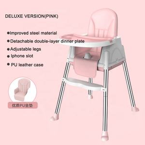 Chaise haute pour bébé, <span class=keywords><strong>rehausseur</strong></span> et chaise à plusieurs niveaux, 4 en 1, avec tapis de <span class=keywords><strong>repas</strong></span> à usages multiples et plateau sûr au lave-vaisselle - Product Image 4