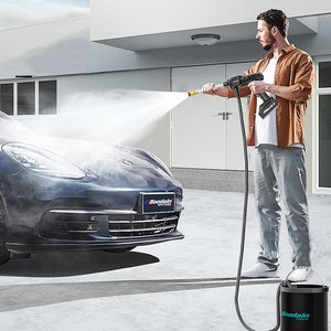 Lavadora <span class=keywords><strong>de</strong></span> coche <span class=keywords><strong>de</strong></span> alta presión eléctrica con batería inalámbrica portátil <span class=keywords><strong>de</strong></span> 21V herramienta <span class=keywords><strong>de</strong></span> mano <span class=keywords><strong>de</strong></span> grado comercial - Product Image 4
