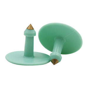 Etichette auricolari personalizzate per il bestiame 100 pezzi orecchini in bianco per bovini suini - Product Image 2