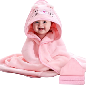 Serviette <span class=keywords><strong>de</strong></span> <span class=keywords><strong>bain</strong></span> à capuche pour <span class=keywords><strong>bébé</strong></span>, motif animal <span class=keywords><strong>de</strong></span> dessin animé, super douce, en corail, absorbante, sans peluches, <span class=keywords><strong>cape</strong></span> <span class=keywords><strong>de</strong></span> <span class=keywords><strong>bain</strong></span> pour enfants - Product Image 1