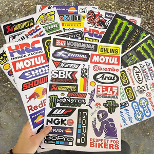 Pegatinas Impermeables <span class=keywords><strong>de</strong></span> Graffiti para Moto <span class=keywords><strong>de</strong></span> Niños, Calcomanías Clásicas Geniales para Casco, Tiras Laterales Reutilizables <span class=keywords><strong>de</strong></span> PVC para Tanque, Decoración Divertida para Coche y Juguete, Digital - Product Image 1