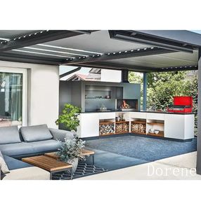 <span class=keywords><strong>Cucina</strong></span> da Esterno Artigianale in Alluminio Dorene 2026 con Piastra BBQ in Acciaio e Griglia Green Egg - Product Image 6
