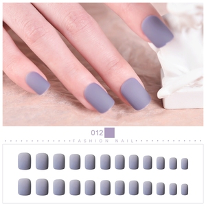 KADS 24 Uñas Postizas Francesas de Cobertura Completa, Acrílicas, Reutilizables, Cortas, Medianas, Cuadradas, Artificiales, para Manicura Diaria DIY - Product Image 3