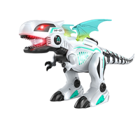 MILI Jouet Robot Intelligent Mobile Simulation Dinosaure Modèle avec Télécommande Spray Effet Feu Marche Jouet Animal Figure