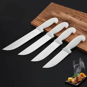 Toptan 6 7 8 9 10 inç PP kolu paslanmaz çelik bıçak kasap bıçağı kesim et kümes hayvanları meyve mutfak şef bıçak seti