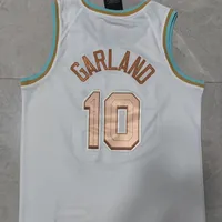 Cavaliers #10 Darius Garland Red 2021-22 City Edition Jersey NBA