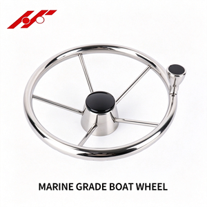 Volant de direction en acier inoxydable pour yacht, système de direction hydraulique pour bateau - Product Image 4