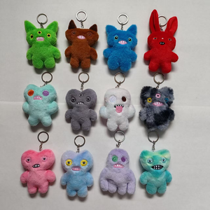 Peluche Monstre aux Dents Douces et Moches 10cm, Poupée Créature Multi-Œil en Peluche, Article de Vente Directe pour Machines à Prix d'Arcade des Centres Commerciaux - Product Image 4