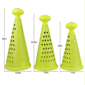Râpe manuelle en acier inoxydable pour légumes et fruits, à cône circulaire, 3 ou <span class=keywords><strong>4</strong></span> faces, différentes tailles, best-seller - Product Image 3