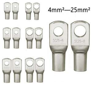 Batterie ronde Non isolée de Type anneau SC/JG, bornes à sertir pour Tube de terre en cuivre pour cosse de câble tubulaire kaluke 6awg haute tension - Product Image 2