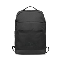 Sac à dos d'ordinateur portable de bureau mobile léger et durable avec logo personnalisé, fermeture éclair, bretelles arquées, polyester, pour ordinateur portable 15 pouces