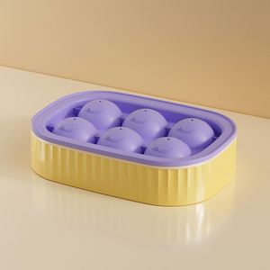 Moule à glaçons réutilisable en silicone de qualité alimentaire, motif fruits, avec fonctions de congélation rapide et de démoulage facile, lavage à la main uniquement - Product Image 4