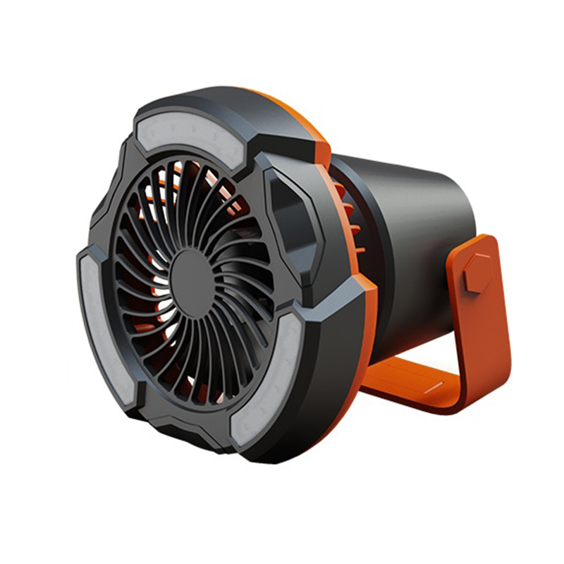 Уличный охлаждающий вентилятор, портативный Перезаряжаемый водонепроницаемый фонарь с USB, с регулируемой скоростью, для кемпинга, с аварийным освещением