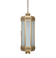Lanterne en verre en fer doré, luminaire suspendu décoratif d'intérieur pour restaurant, bar, maison, salle à manger