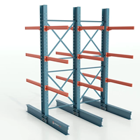 Étagère cantilever multi-niveaux en acier laminé à froid certifiée CE Peterack, revêtement électrostatique en poudre, étagère robuste