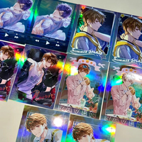Cartes photo holographiques personnalisées, jeu de cartes à collectionner TCG, collection de cartes de célébrités, anime, dessins animés, Kpop, cartes flash en feuille laser