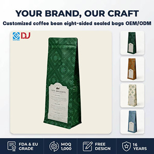 Emballage alimentaire pour animaux de compagnie et café, personnalisé, étanche à l'humidité, avec <span class=keywords><strong>joint</strong></span> octogonal, doublure en feuille imprimée en héliogravure, écologique, <span class=keywords><strong>prix</strong></span> usine premium - Product Image 4