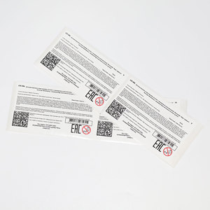 Etiquetas de Certificación EAC Personalizadas B2B, Etiquetas Impermeables UA/Ukr Rusas, Etiquetas de Embalaje para Exportación con Código de Barras y Código QR - Product Image 5
