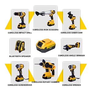 Xách Tay Ekiiv Kit Vàng Thợ Điện Không Dây Cơ Bản Công Cụ Thiết Lập <span class=keywords><strong>9</strong></span> Pcs Điện Công Cụ Trong Một Combo Kit - Product Image 4