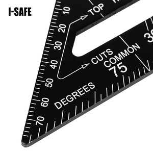 Aluminum Alloy High Precision Multi-functional Woodworking Triangle <strong>Ruler</strong> With Magnet