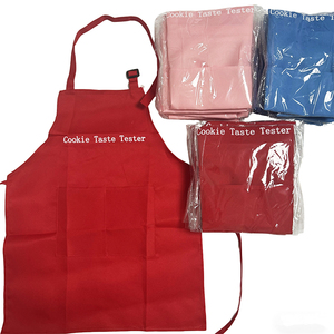 <span class=keywords><strong>Tablier</strong></span> de cuisine sans manches réglable et personnalisable pour enfants, avec sangle de cou, réutilisable, pour le nettoyage - Fournisseur d'usine - Product Image 4