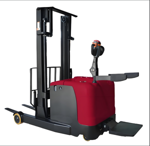 מלגזה חשמלית מלאה HZ עם סוללת ליתיום-יון, כושר הרמה 2000 ק\\\"ג, גובה הרמה 3.2 מטר, הנעה אחורית, הפעלה בעמידה, יעילות גבוהה, חדשה, למסחר קמעונאי - Product Image 1