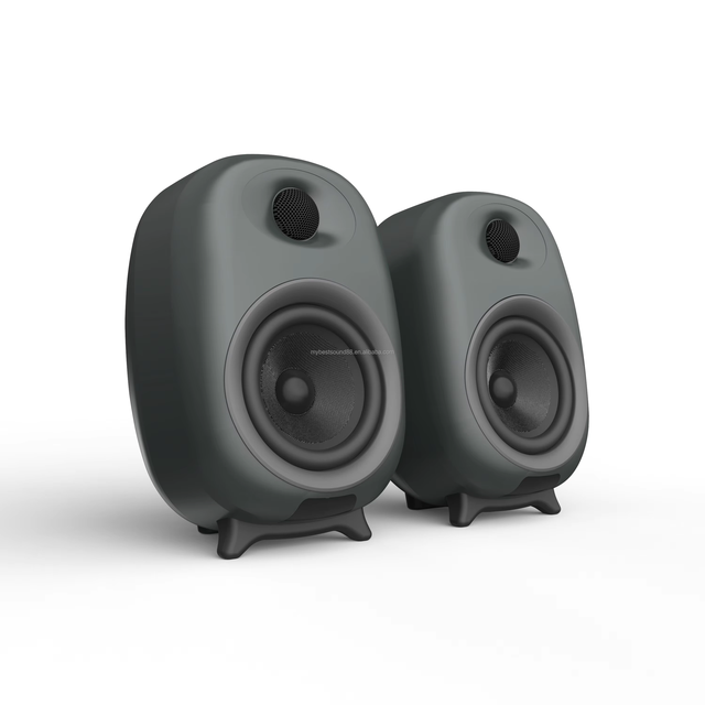 Integrated Desktop Computer Wireless Bookshelf Speakers for 5.3 80W Compact Design Stereo Sound System PC Home Office