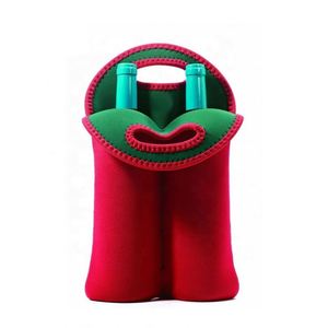 Sac isotherme multifonction personnalisé pour le transport de verres à vin et de bouteilles, valise de voyage, sac cadeau polyvalent - Product Image 3