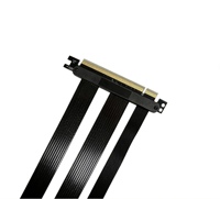 Câble Riser PCIe 5.0 X16 10-60cm pour Cartes Graphiques de Bureau 128 Go/s Qualité Industrielle Serveur