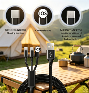 Panel Solar Plegable de Silicio Monocristalino de 60W, Cargador Solar Portátil a Prueba de Agua con Salida USB de 5V, Banco de Energía para Exteriores, Teléfono Celular - Product Image 3