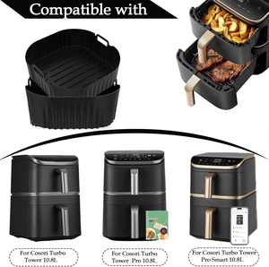 Nuevo Producto Transfronterizo Compatible con la Freidora <span class=keywords><strong>de</strong></span> Aire Cosori Turbo Tower <span class=keywords><strong>de</strong></span> 10.8L, Bandeja <span class=keywords><strong>de</strong></span> Silicona para Hornear - Product Image 5