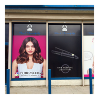 Autocollant promotionnel opaque pour porte et fenêtre de magasin, imperméable, personnalisable, autocollant en vinyle amovible, autocollant publicitaire