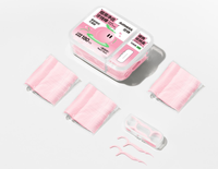 AIRKISS 180 pièces, cure-dents en nylon plastique à saveur pêche pour usage familial, pour le nettoyage des dents