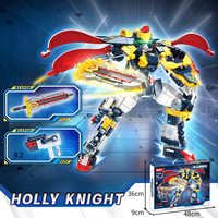Juego de Bloques de Construcción de Plástico Robot de Fábrica Woma, Juguete de Bloques ABS Paladin Transformer Mech para Decoración del Hogar (C4002)