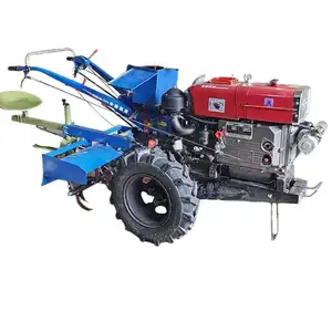 Di alta qualità a piedi trattore rotante coltivatore/vendita calda 12-22 hp mano che cammina trattore agricolo