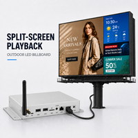 Promotion exceptionnelle : Lecteur multimédia Rockchip RK3566 Quad Core avec télécommande, Android 4K, WiFi double bande, CMS Cloud