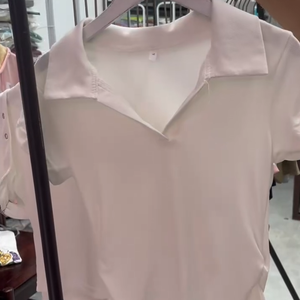 Camiseta Corta de Algodón para Mujer, Modelo Fujian B+++, Venta al Por Mayor, Bajo MOQ, Personalizable para Adultos - Product Image 4