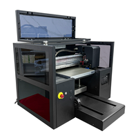 Printer Flatbed Uv hemat biaya 3040 LED Curing Uv Digital Printer Flatbed tinggi dapat disesuaikan Printer Flatbed Dtf