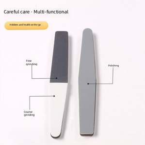 <span class=keywords><strong>3</strong></span>-in-1 nagelvijlspons zwart/wit/grijs, multi-zijdig, voor het gladmaken & polijsten van natuurlijke & gel nagels - Product Image 3