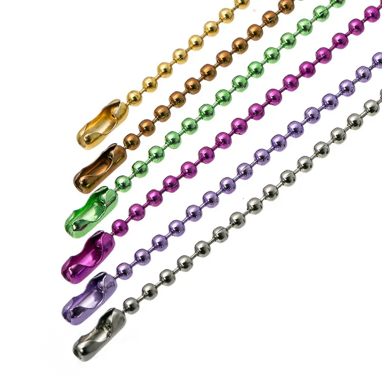 the best price small ball chain metal ball key chain